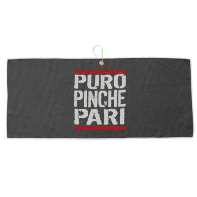 Puro Pinche Pari Funny Large Microfiber Waffle Golf Towel