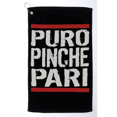 Puro Pinche Pari Funny Platinum Collection Golf Towel