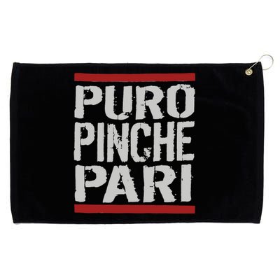 Puro Pinche Pari Funny Grommeted Golf Towel