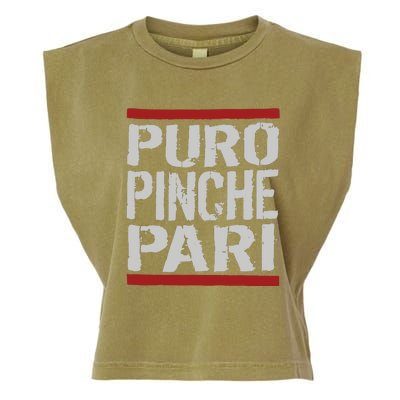 Puro Pinche Pari Funny Garment-Dyed Women's Muscle Tee