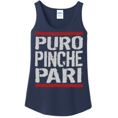 Puro Pinche Pari Funny Ladies Essential Tank