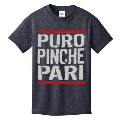 Puro Pinche Pari Funny Kids T-Shirt