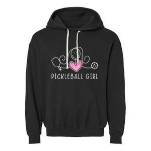 Pickleball Pickleball Pickleball Lover Garment-Dyed Fleece Hoodie