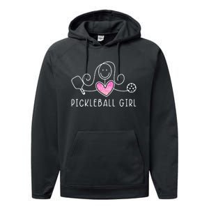 Pickleball Pickleball Pickleball Lover Performance Fleece Hoodie