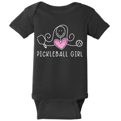 Pickleball Pickleball Pickleball Lover Baby Bodysuit
