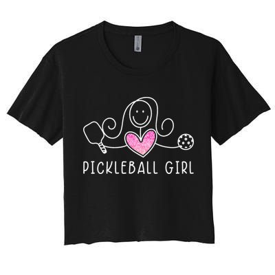 Pickleball Pickleball Pickleball Lover Crop Top