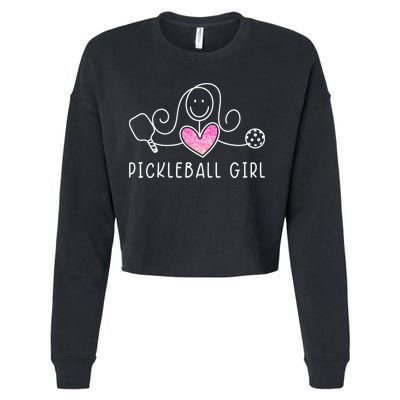 Pickleball Pickleball Pickleball Lover Cropped Pullover Crew