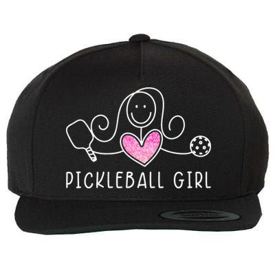 Pickleball Pickleball Pickleball Lover Wool Snapback Cap