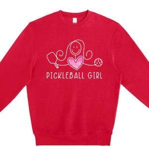 Pickleball Pickleball Pickleball Lover Premium Crewneck Sweatshirt