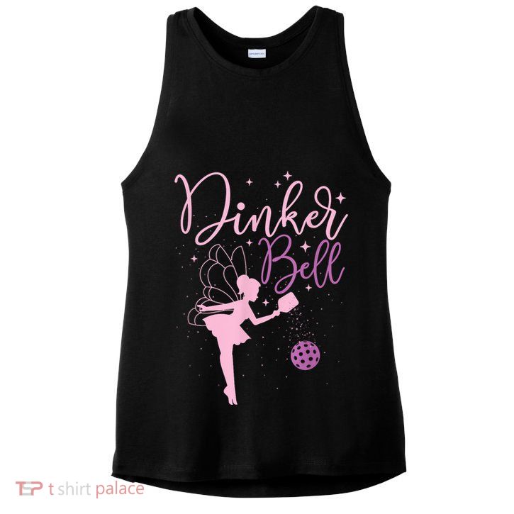 Pickleball Player Pickleballers Sports Lover Dinker Bell Gift For Girl Ladies PosiCharge Tri-Blend Wicking Tank
