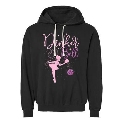 Pickleball Player Pickleballers Sports Lover Dinker Bell Gift For Girl Garment-Dyed Fleece Hoodie