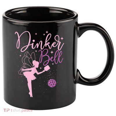 Pickleball Player Pickleballers Sports Lover Dinker Bell Gift For Girl 11oz C Handle Ceramic Mug