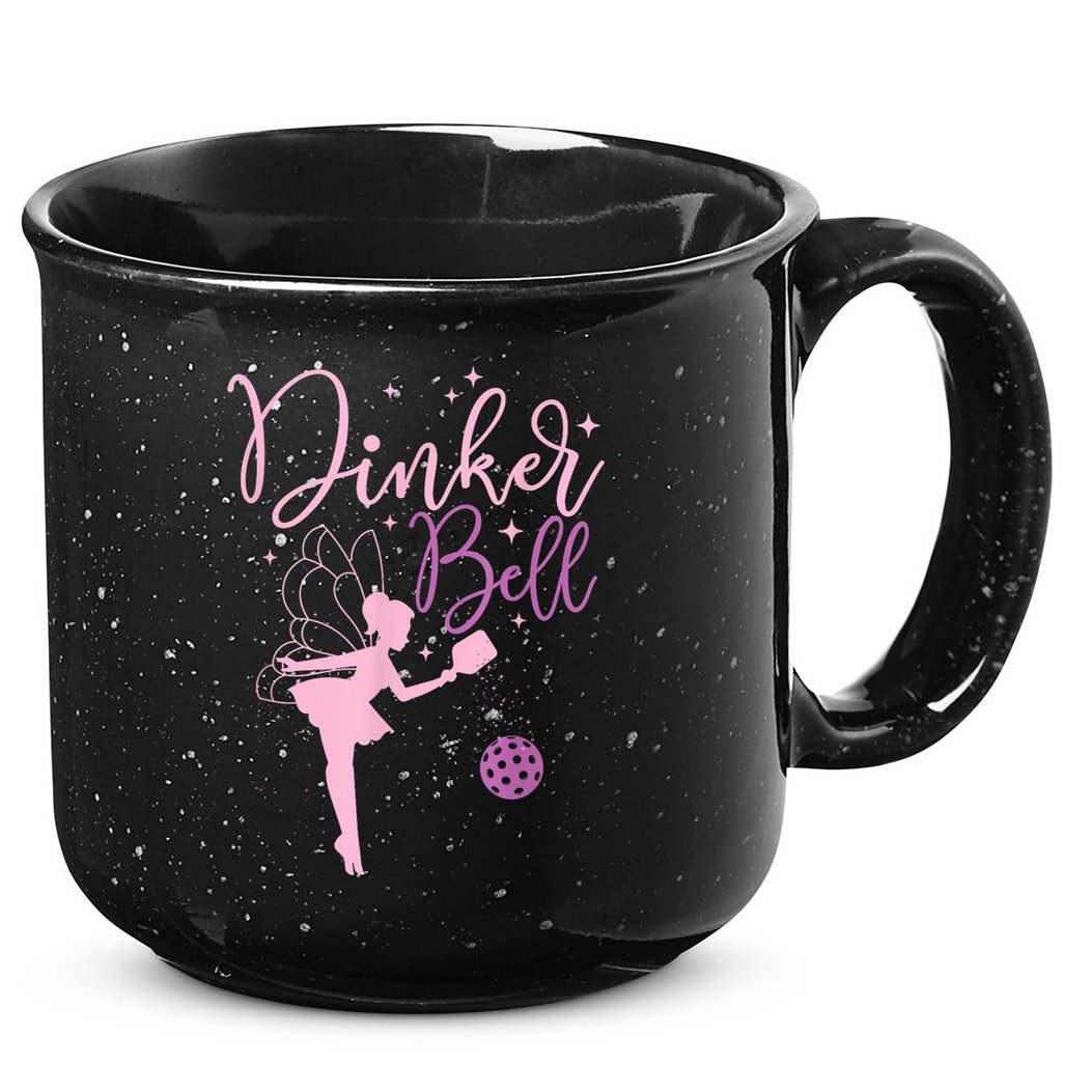 Pickleball Player Pickleballers Sports Lover Dinker Bell Gift For Girl 15oz Campfire Ceramic Mug