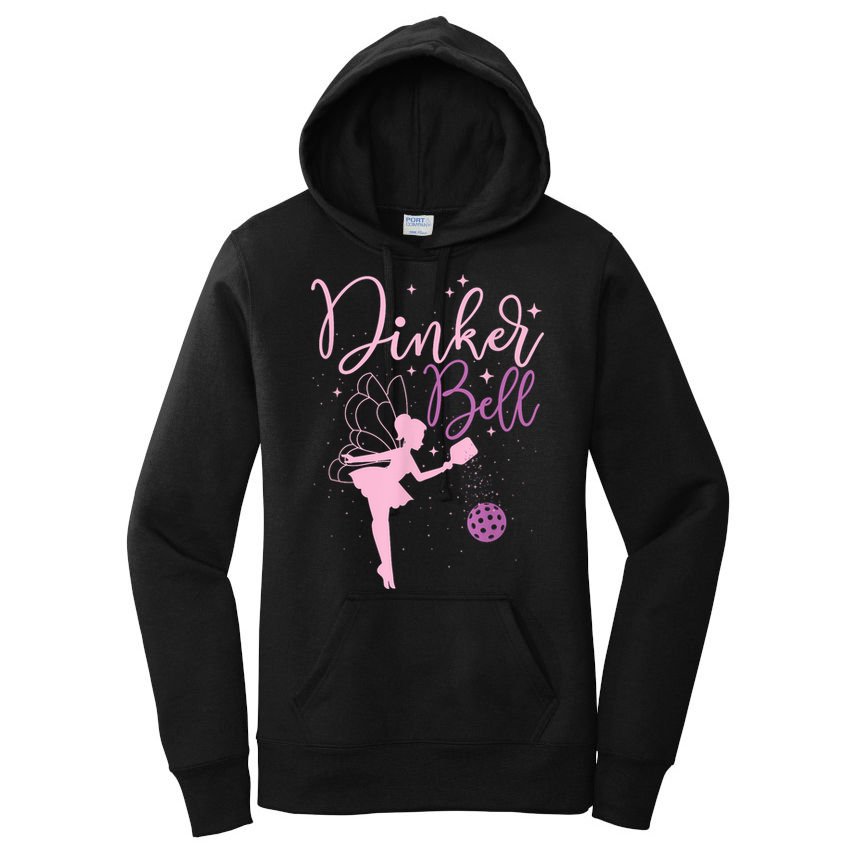Pickleball Player Pickleballers Sports Lover Dinker Bell Gift For Girl Women's Pullover Hoodie