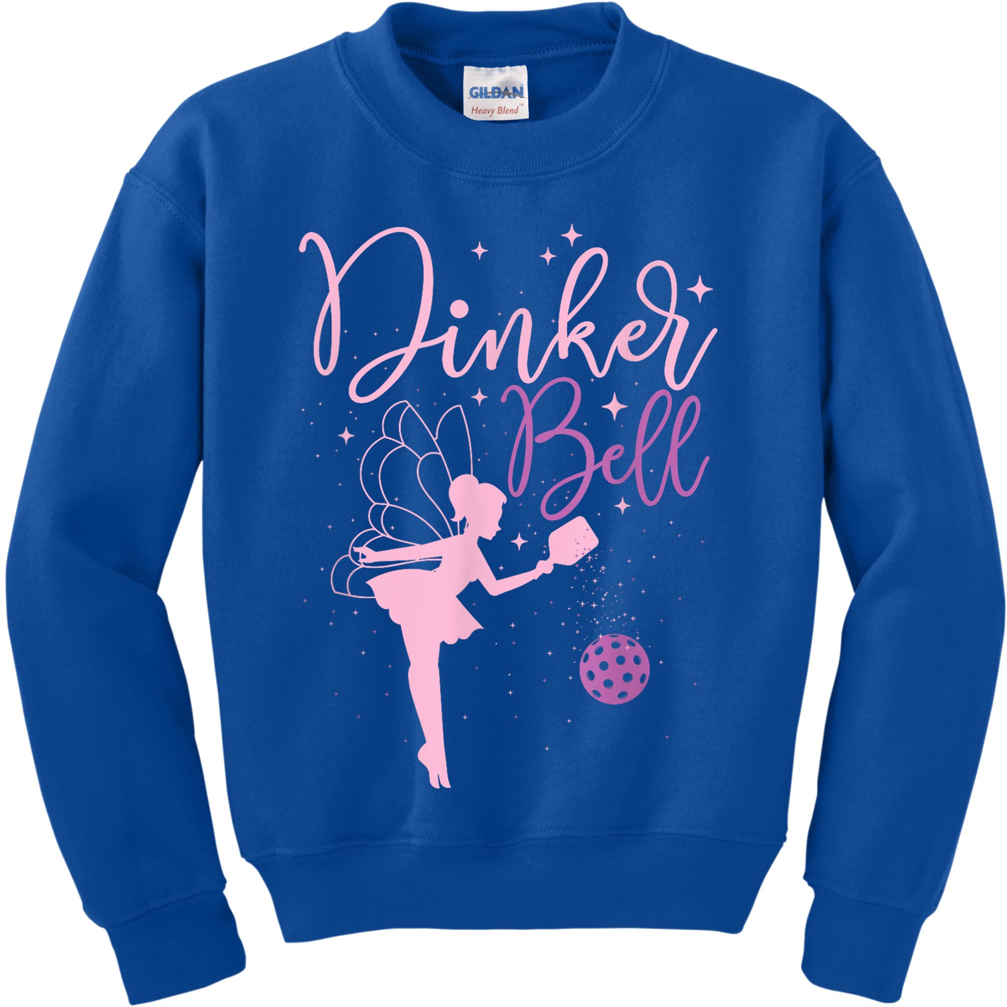 Pickleball Player Pickleballers Sports Lover Dinker Bell Gift For Girl Kids Sweatshirt