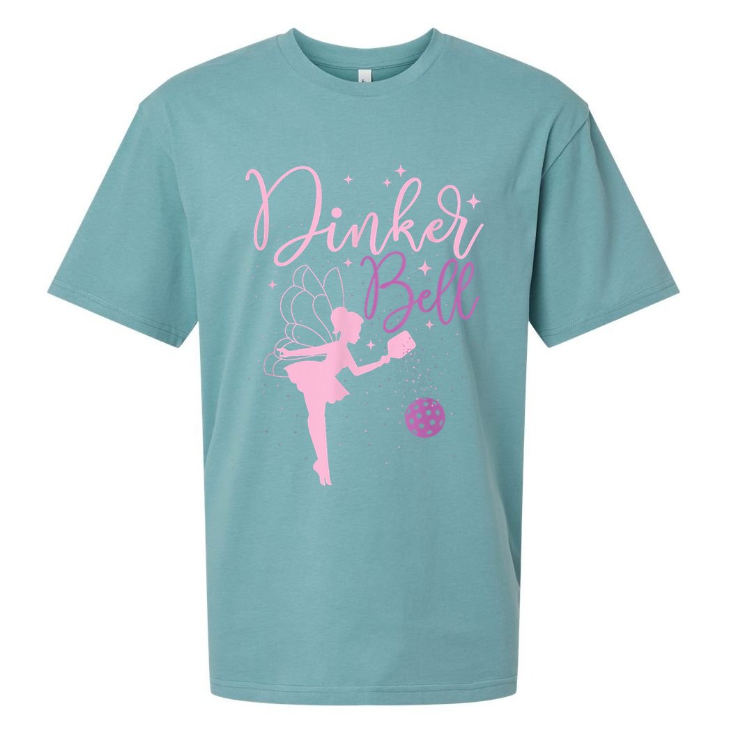 Pickleball Player Pickleballers Sports Lover Dinker Bell Gift For Girl Sueded Cloud Jersey T-Shirt