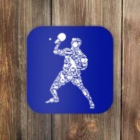 Ping Pong Player Table Tennis Gift Coaster