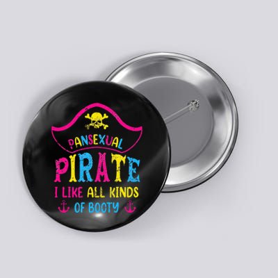 Pansexual Pride Pirate LGBTQ Month Pans Flag Colors Funny Button