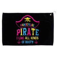 Pansexual Pride Pirate LGBTQ Month Pans Flag Colors Funny Grommeted Golf Towel