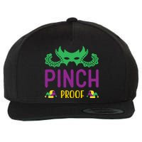 Pinch Proof Wool Snapback Cap