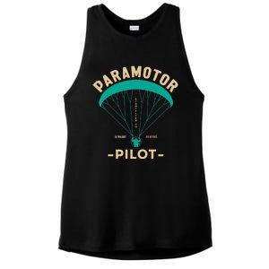 Paramotor Pilot Powered Paragliding Ladies PosiCharge Tri-Blend Wicking Tank