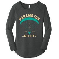 Paramotor Pilot Powered Paragliding Women's Perfect Tri Tunic Long Sleeve Shirt