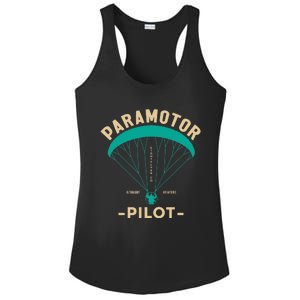 Paramotor Pilot Powered Paragliding Ladies PosiCharge Competitor Racerback Tank