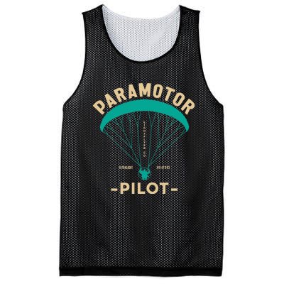 Paramotor Pilot Powered Paragliding Mesh Reversible Basketball Jersey Tank