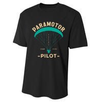 Paramotor Pilot Powered Paragliding Performance Sprint T-Shirt