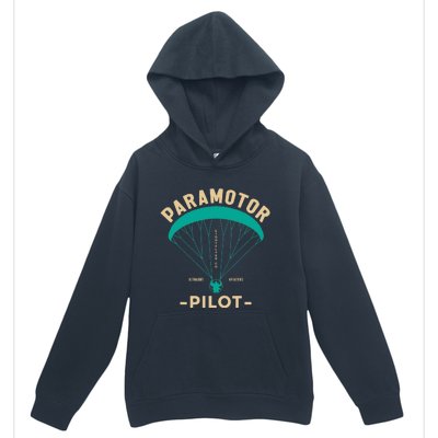 Paramotor Pilot Powered Paragliding Urban Pullover Hoodie