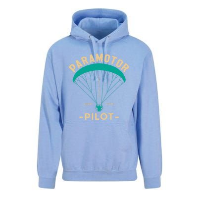 Paramotor Pilot Powered Paragliding Unisex Surf Hoodie