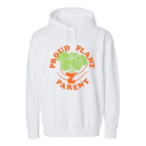 Proud Plant Parent Funny Plant Lover Garment-Dyed Fleece Hoodie