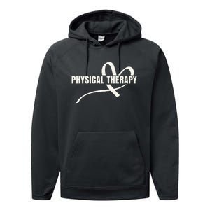 PTA Physiotherapy PT Therapist Love Physical Therapy Performance Fleece Hoodie