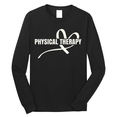 PTA Physiotherapy PT Therapist Love Physical Therapy Long Sleeve Shirt