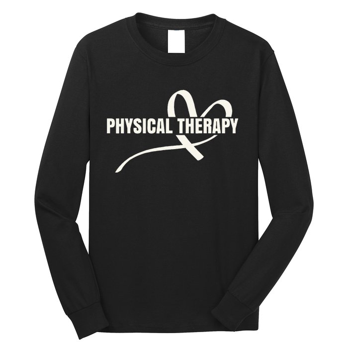 PTA Physiotherapy PT Therapist Love Physical Therapy Long Sleeve Shirt