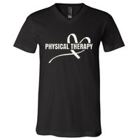 PTA Physiotherapy PT Therapist Love Physical Therapy V-Neck T-Shirt