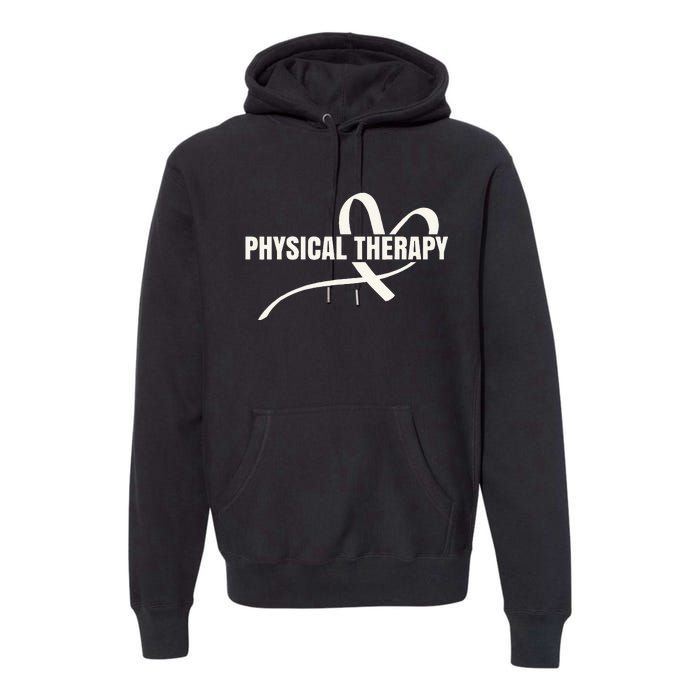 PTA Physiotherapy PT Therapist Love Physical Therapy Premium Hoodie