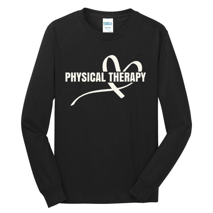 PTA Physiotherapy PT Therapist Love Physical Therapy Tall Long Sleeve T-Shirt