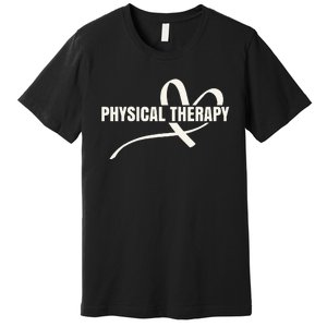 PTA Physiotherapy PT Therapist Love Physical Therapy Premium T-Shirt