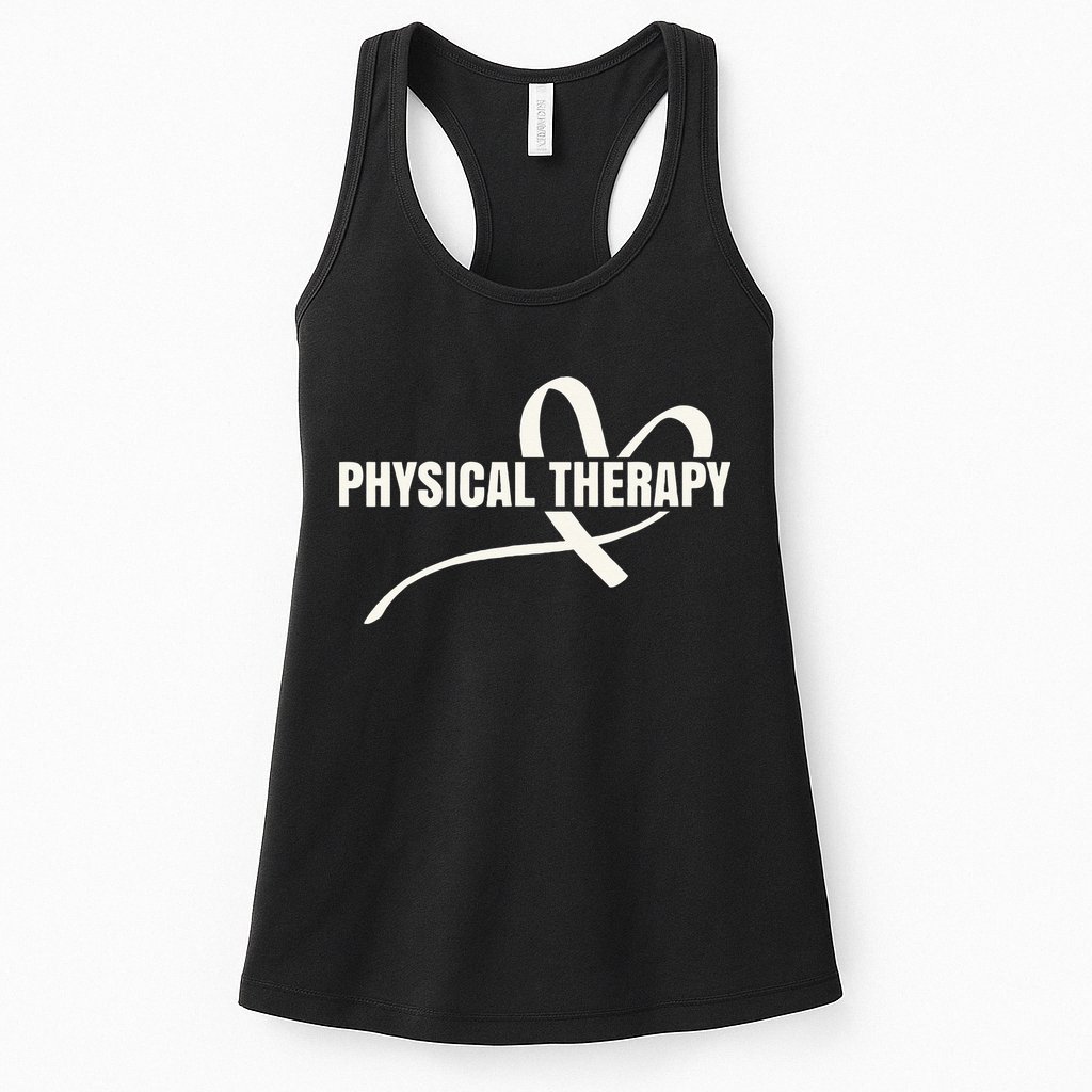 PTA Physiotherapy PT Therapist Love Physical Therapy Womens Tank Top