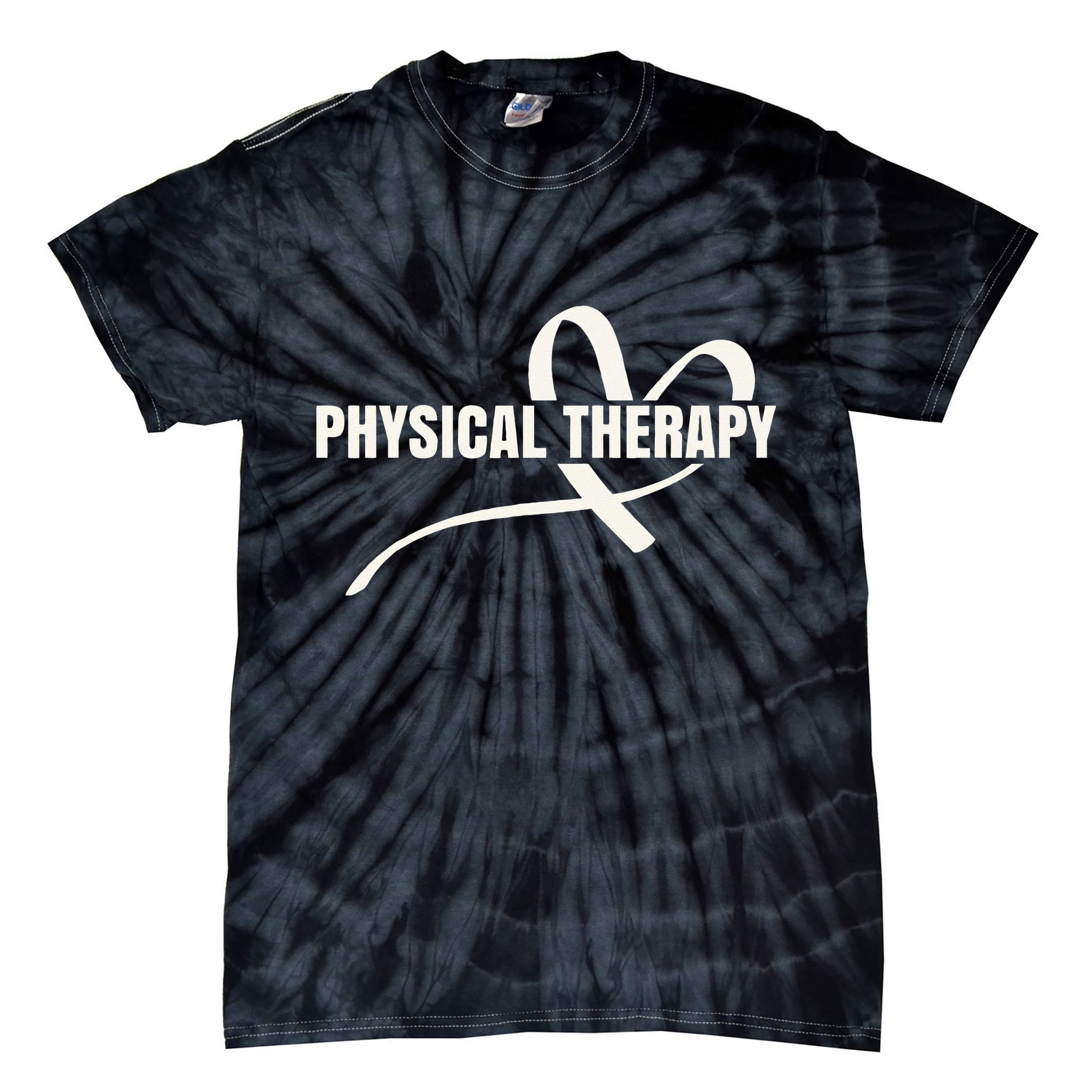 PTA Physiotherapy PT Therapist Love Physical Therapy Tie-Dye T-Shirt