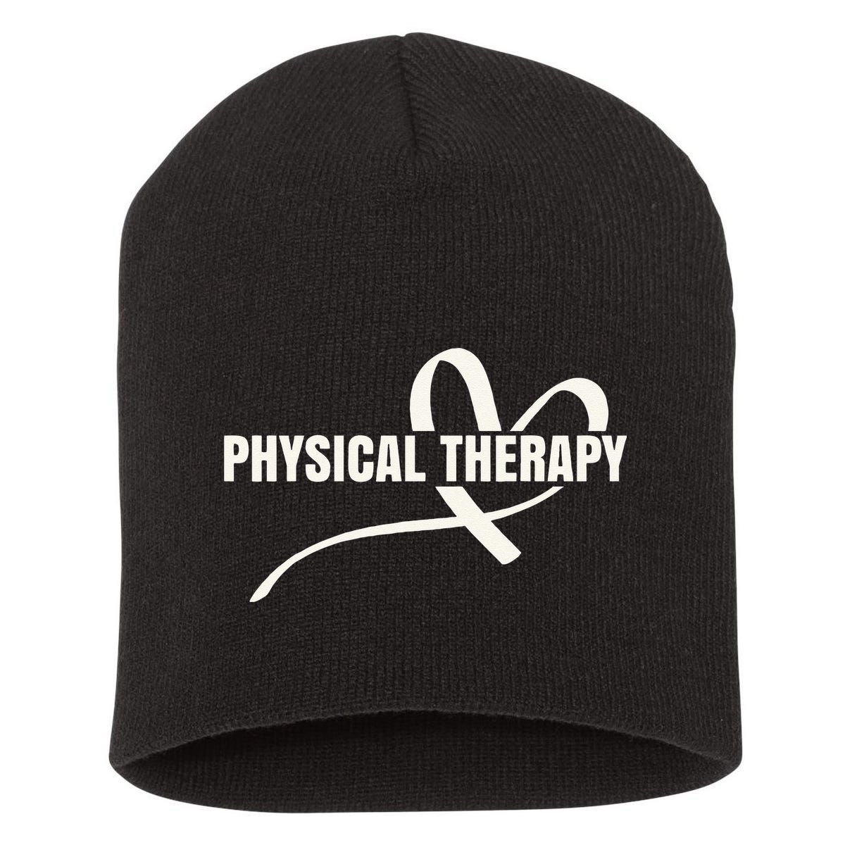PTA Physiotherapy PT Therapist Love Physical Therapy Short Acrylic Beanie