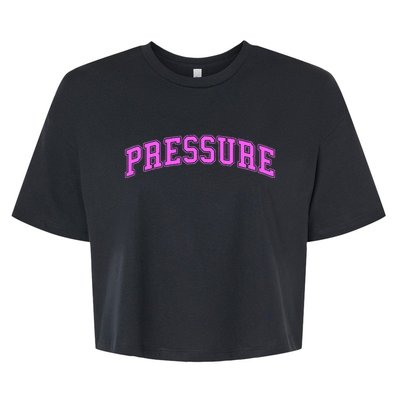 Pink Pressure Pink Color Graphic Bella+Canvas Jersey Crop Tee