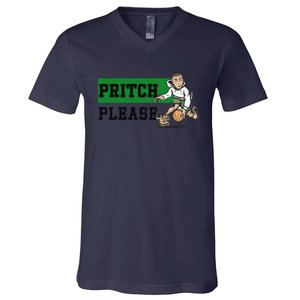 Pritch Please V-Neck T-Shirt