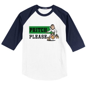 Pritch Please Baseball Sleeve Shirt