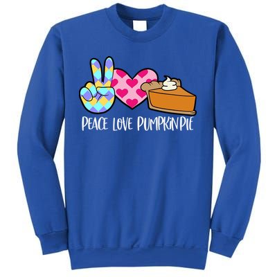 Pumpkin Pie Peace Love Halloween Gift Sweatshirt