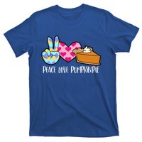 Pumpkin Pie Peace Love Halloween Gift T-Shirt