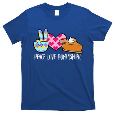 Pumpkin Pie Peace Love Halloween Gift T-Shirt