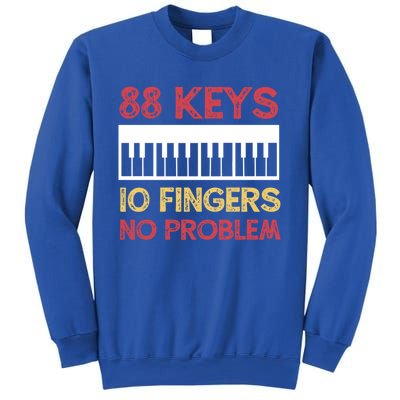 Piano Player Pianist Keyboard Vintage Gift Sweatshirt