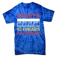 Piano Player Pianist Keyboard Vintage Gift Tie-Dye T-Shirt